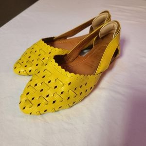 Spring Step Yellow Flats Size 36
